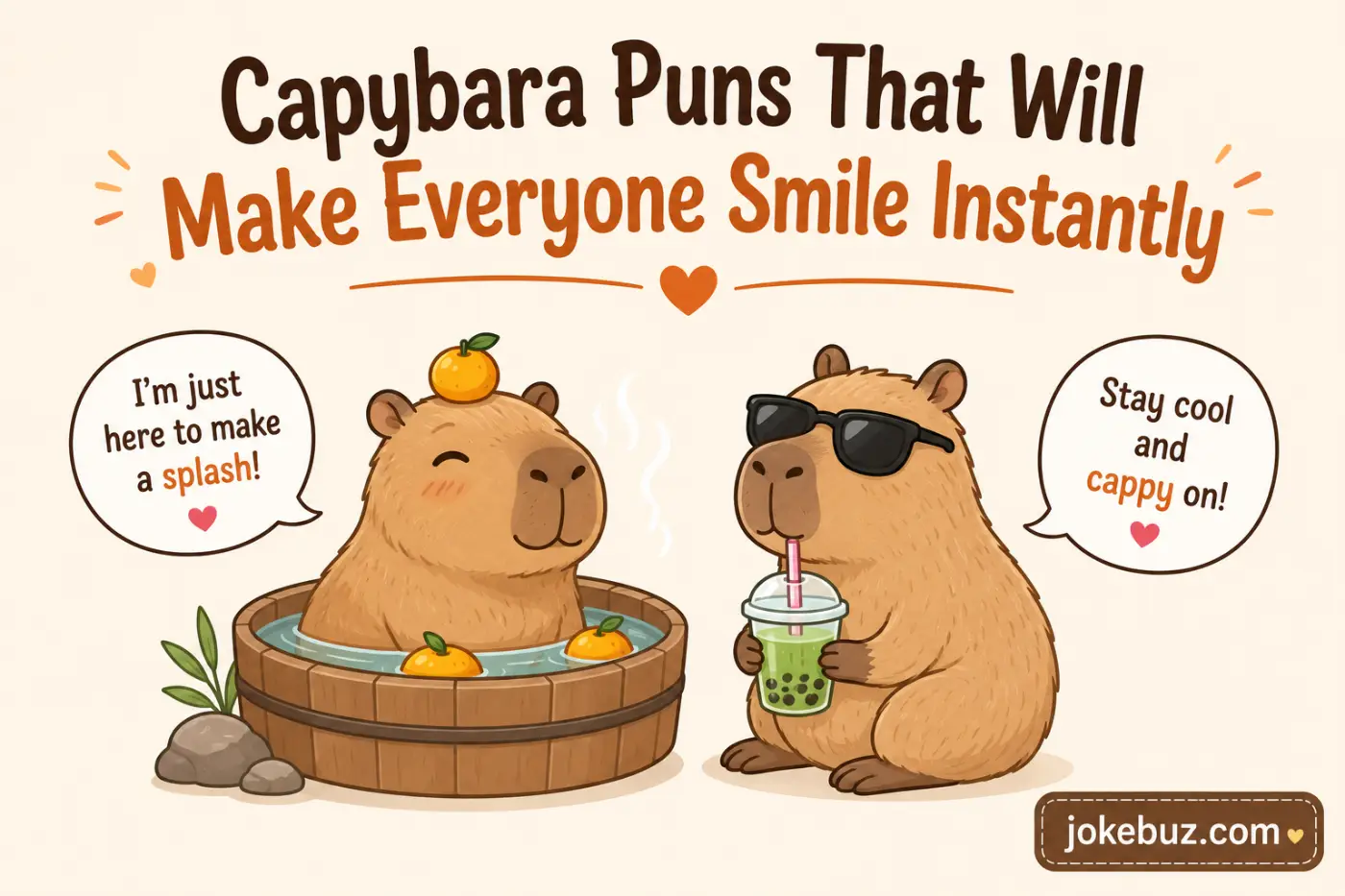 Capybara Puns That Will Make Everyone Smile Instantly