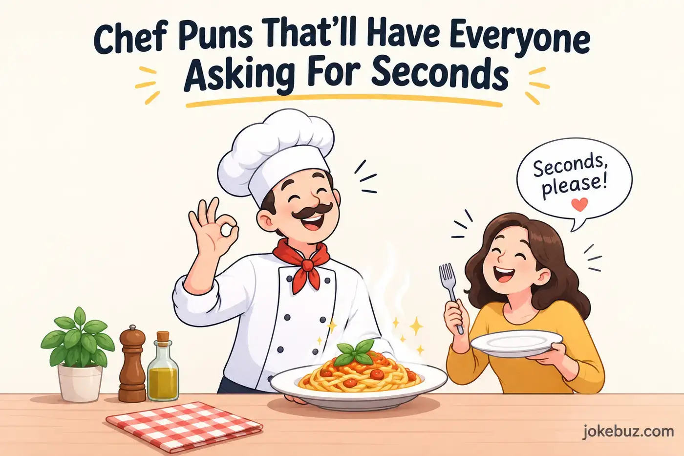 Chef Puns That'll Have Everyone Asking For Seconds