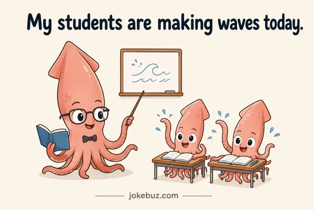 Clever Squid Puns For Teachers