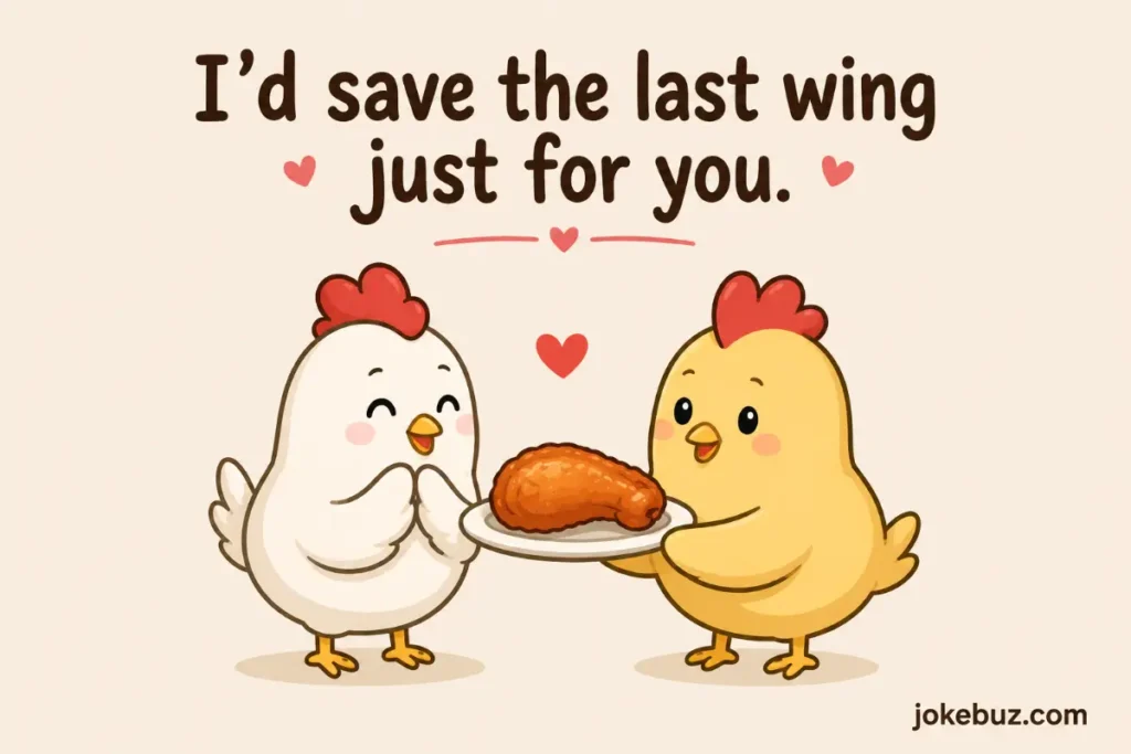 Cute Chicken Wing Puns For Couples