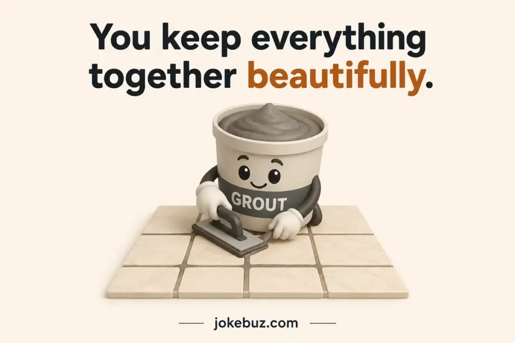 Flirty Grout Puns For Girls