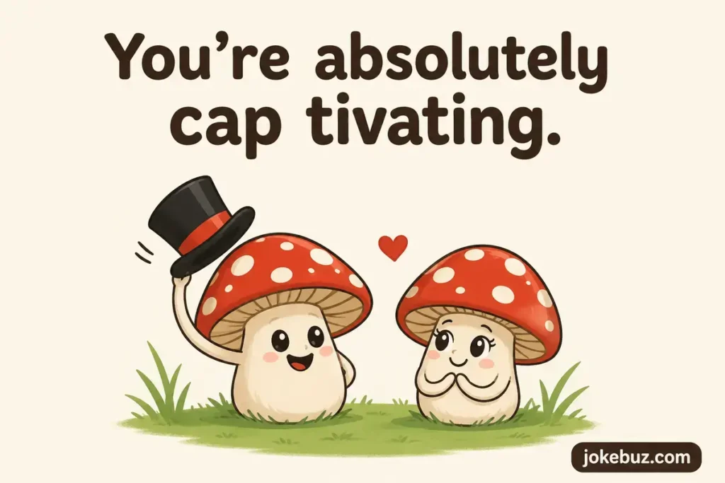 Flirty Mushroom Puns For Women