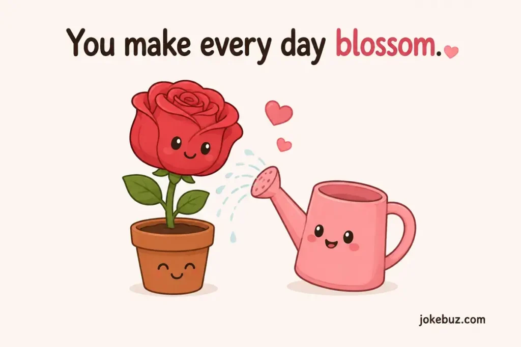 Flirty Rose Puns For Women