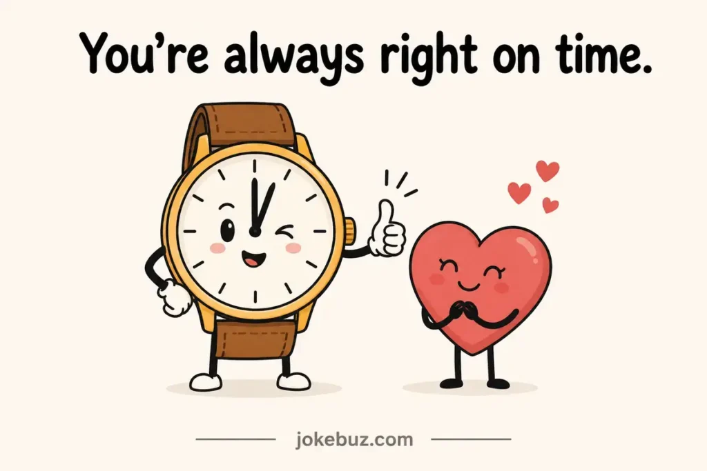 Flirty Watch Puns For Girls