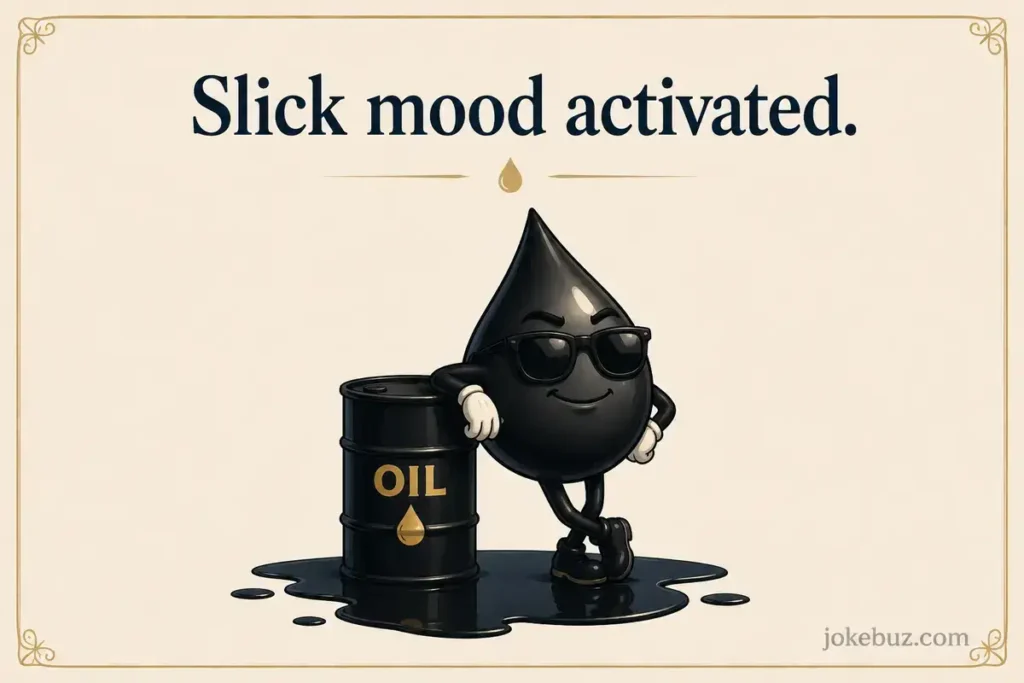 Funny Oil Puns For Captions
