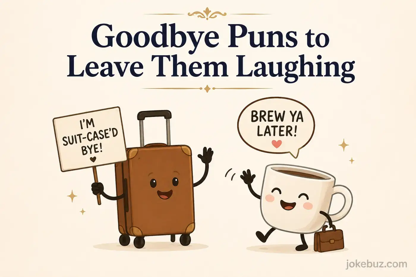 Goodbye Puns to Leave Them Laughing