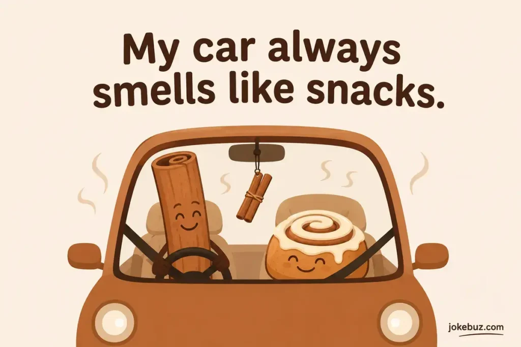 Hilarious Cinnamon Puns For Drivers