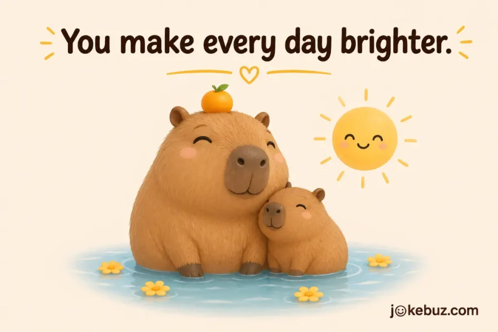 Love Capybara Puns For Girls