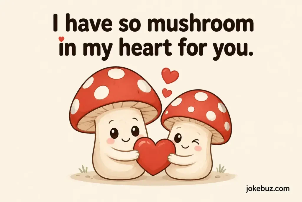 Love Mushroom Puns For Girls