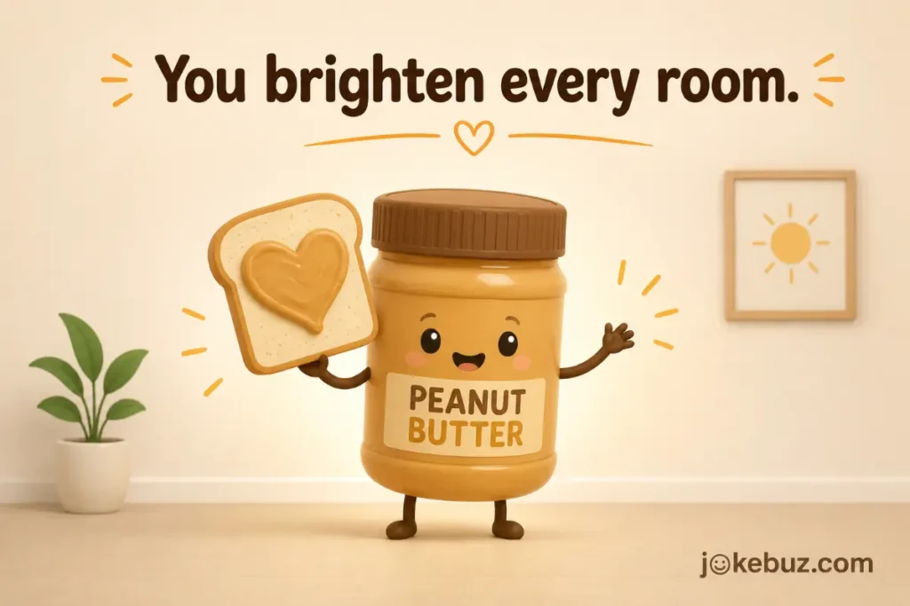 Love Peanut Butter Puns For Girls