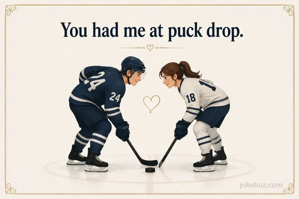 Romantic Hockey Puns For Instagram