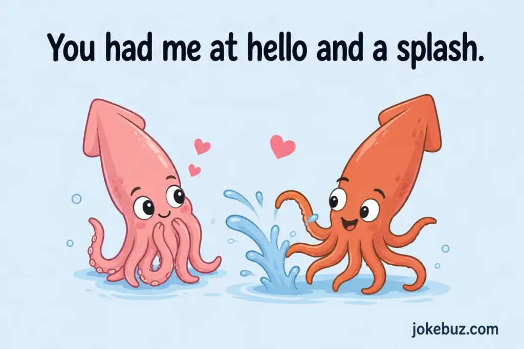 Romantic Squid Puns For Instagram