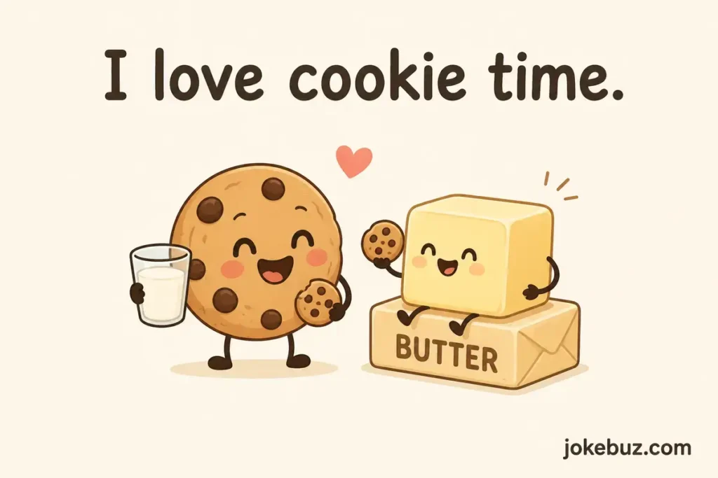Short Cookies Butter Puns For Kids