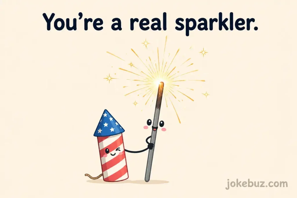 Short Firework Puns For Kids