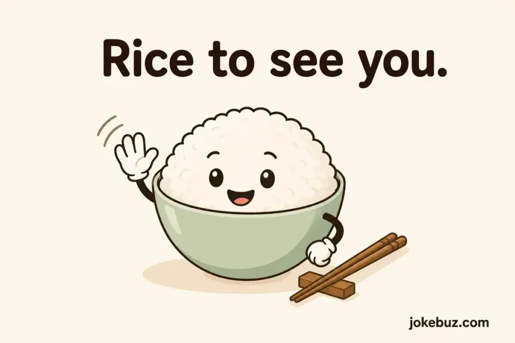 Short Rice Puns For Kids