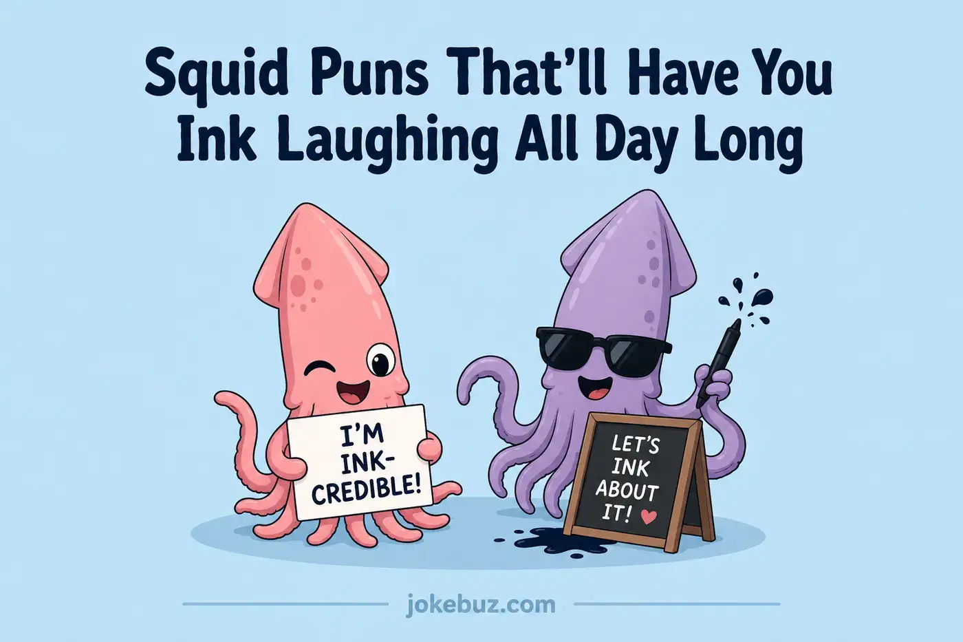 Squid Puns That'll Have You Ink Laughing All Day Long