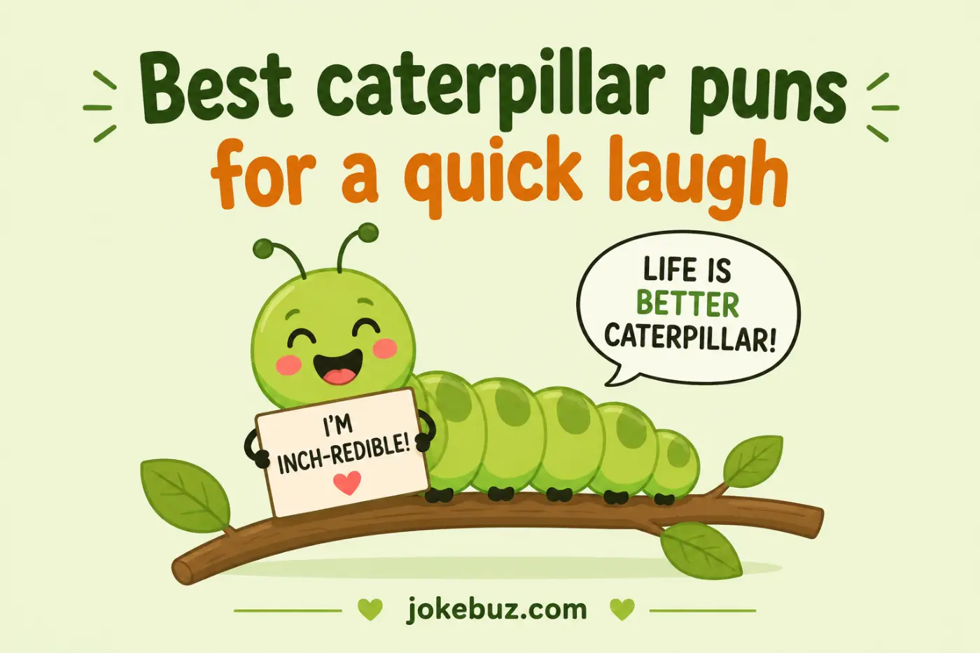 Best caterpillar puns for a quick laugh