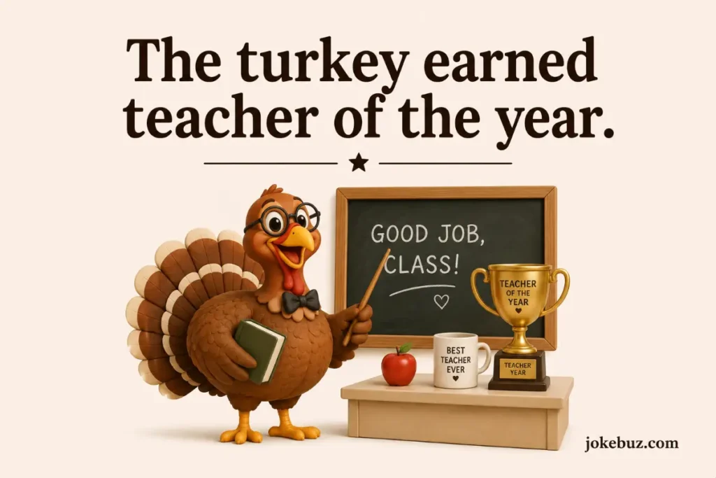 Clever Turkey Puns for Teachers