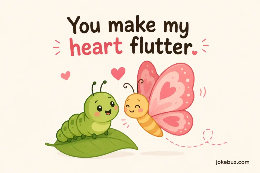 Cute caterpillar puns for couples