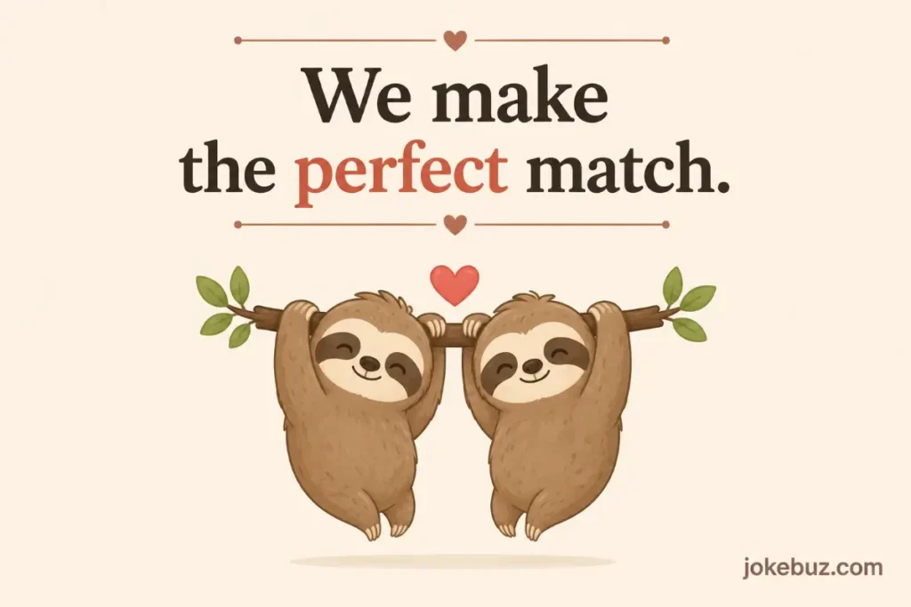 Cute Sloth Puns For Couples