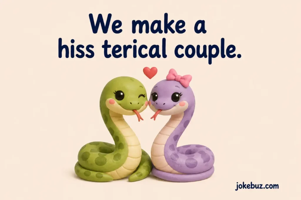 Cute snake puns for couples