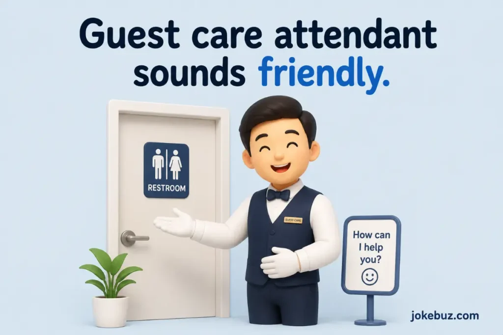 Fancy Bathroom Attendant