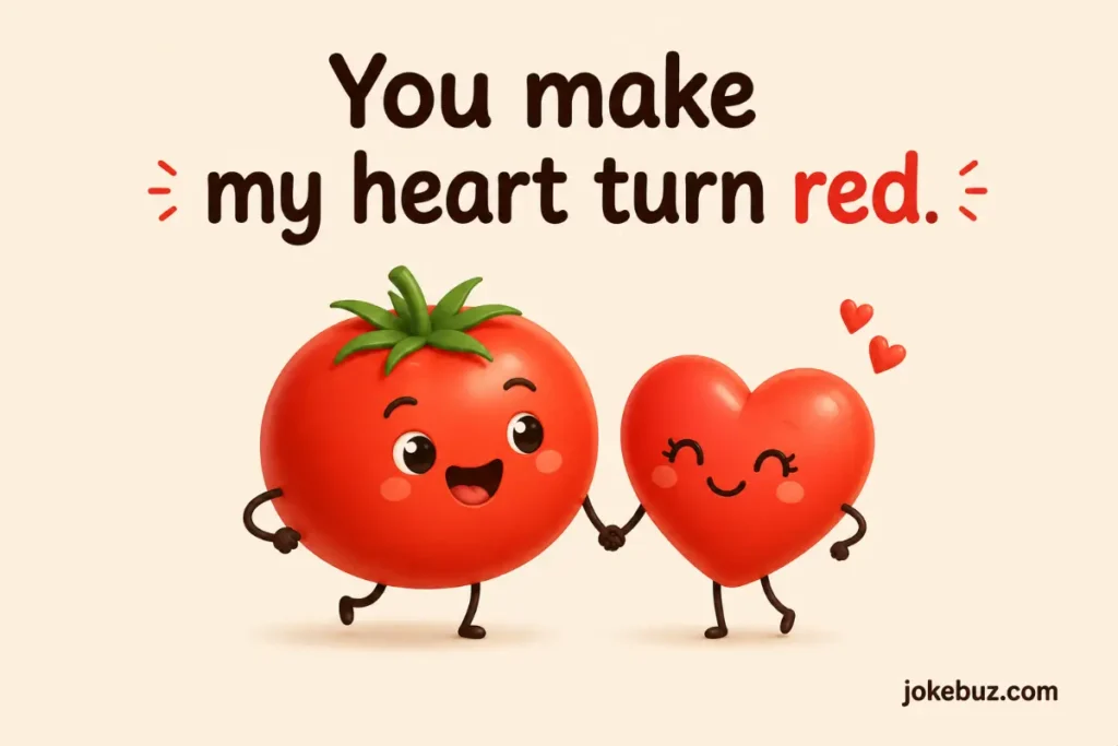 Flirty Tomato Puns For Girls