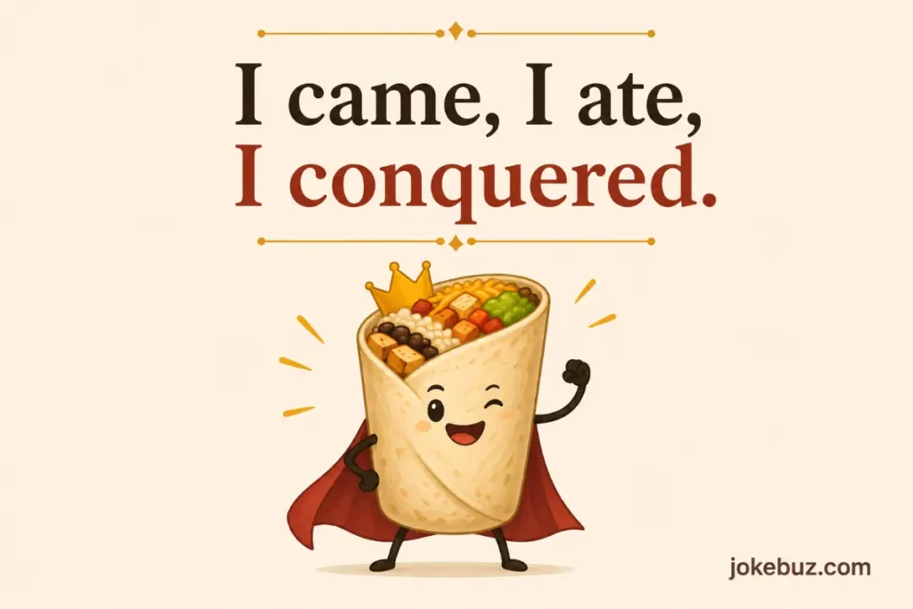 Funny Burrito Puns Captions