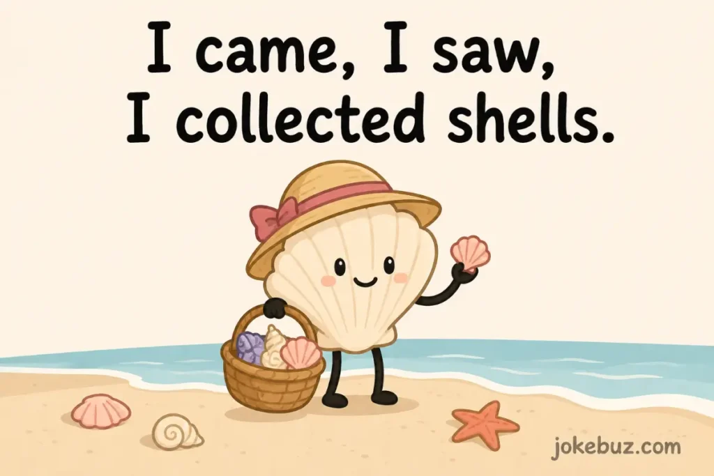 Funny Shell Puns For Captions