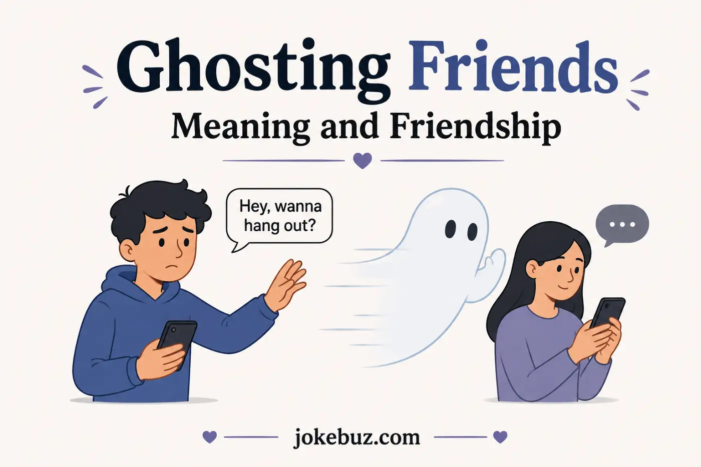 Ghosting Friends Meaning and Friendship