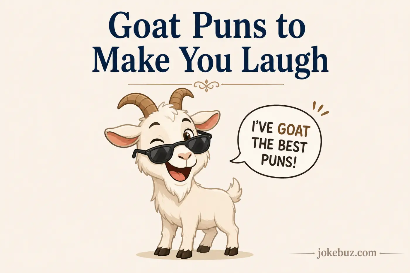 Goat Puns to Make You Laugh