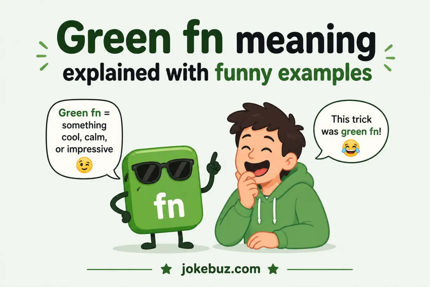 Green fn meaning explained with funny examples