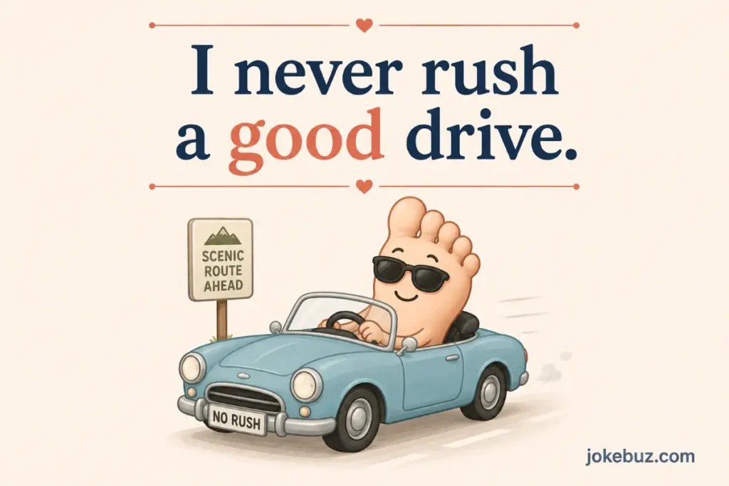 Hilarious Foot Puns For Drivers