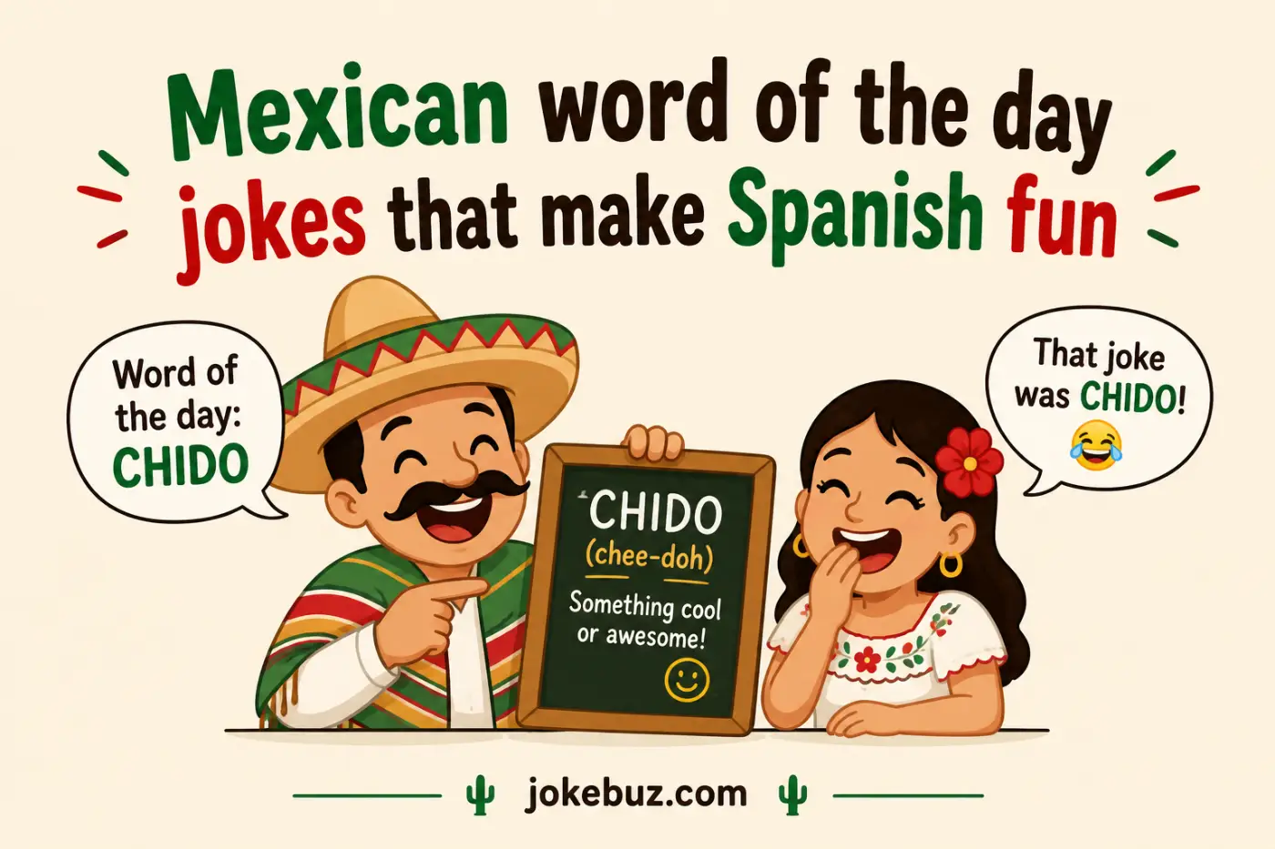 Mexican word of the day jokes that make Spanish fun