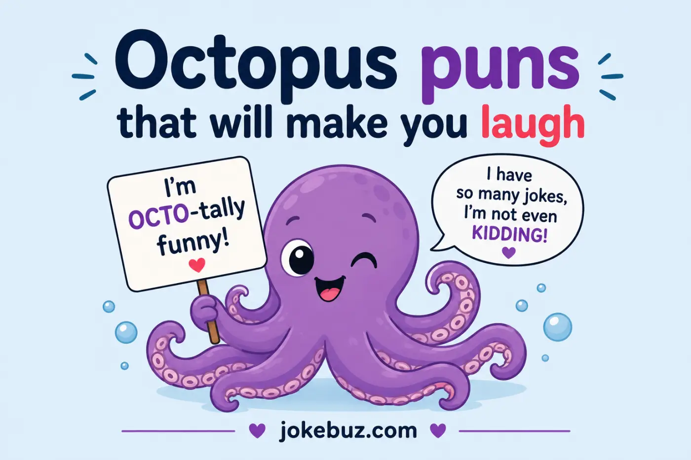 Octopus puns that will make you laugh