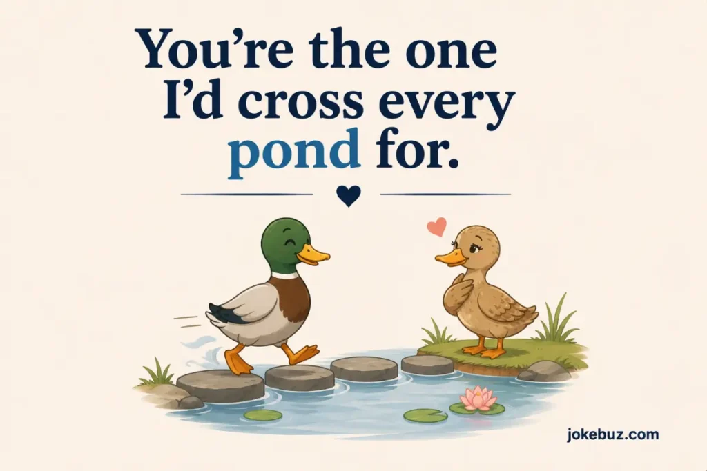 Romantic Duck puns for Instagram
