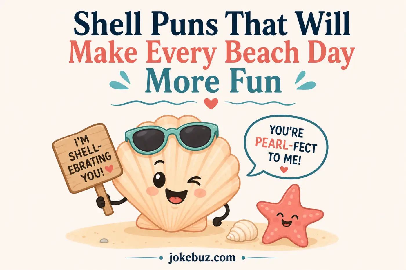 Shell Puns That Will Make Every Beach Day More Fun