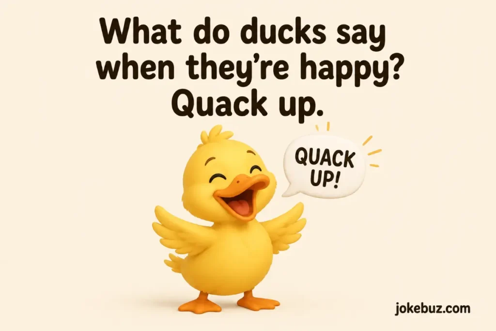 Short duck puns for kids