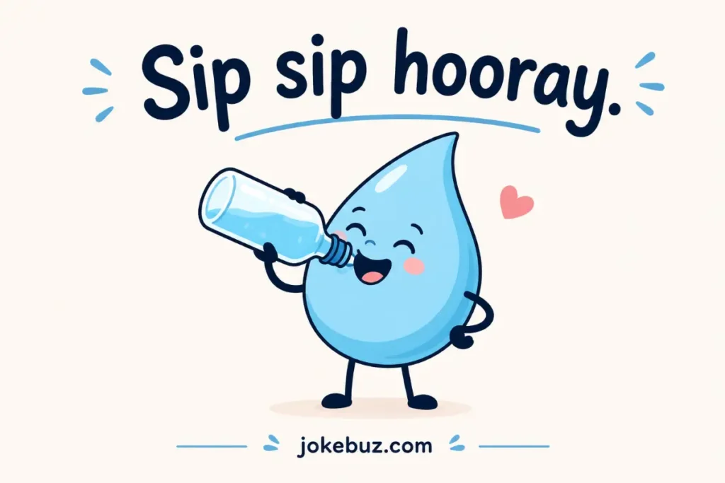 Short Hydration Puns For Kids
