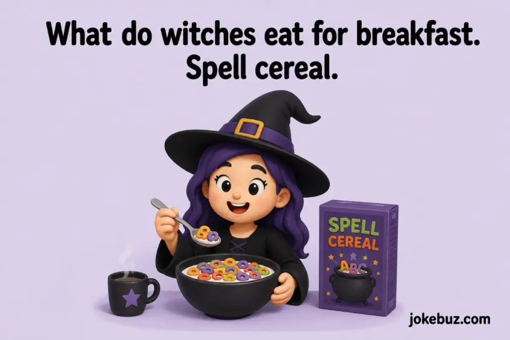 Short Witch Puns For Kids