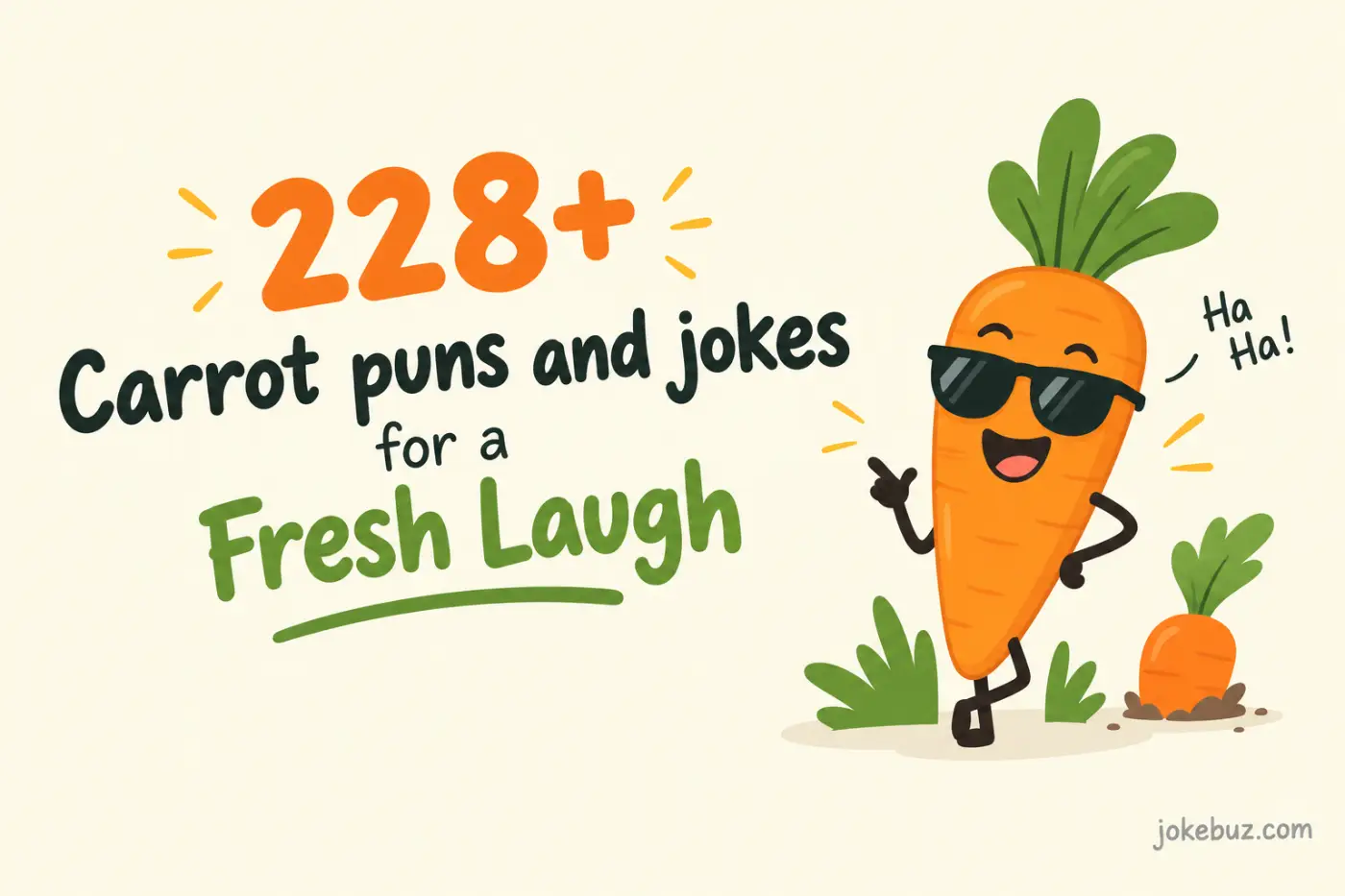 228+ Carrot puns and jokes for a Fresh Laugh