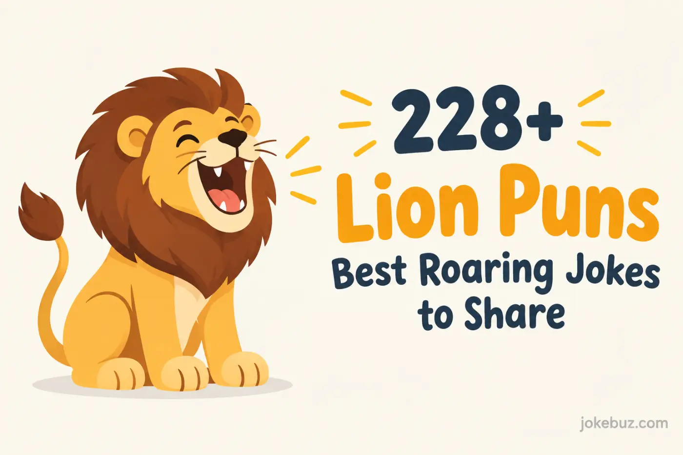 228+ Lion Puns Best Roaring Jokes to Share