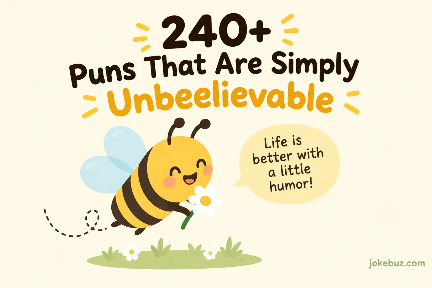 240+ Bee Puns That Are Simply Unbeelievable