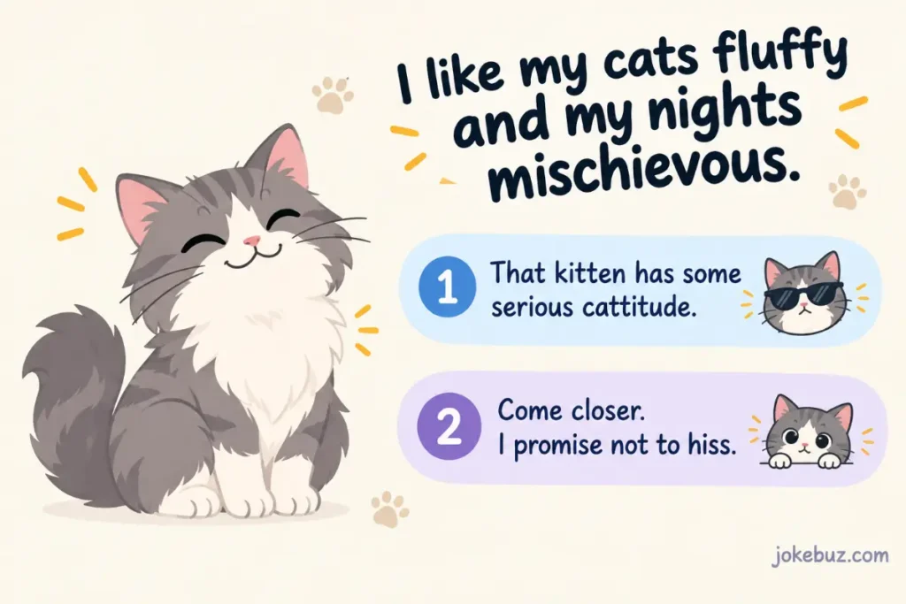Dirty cat puns and jokes For Adults