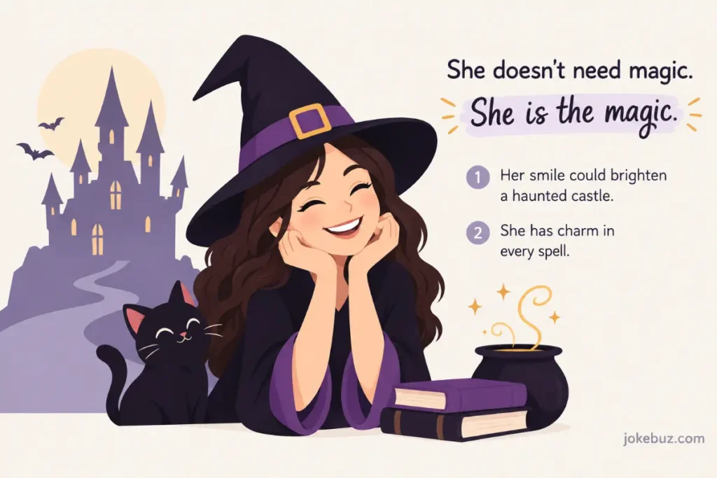 Love witch puns and jokes for Girls