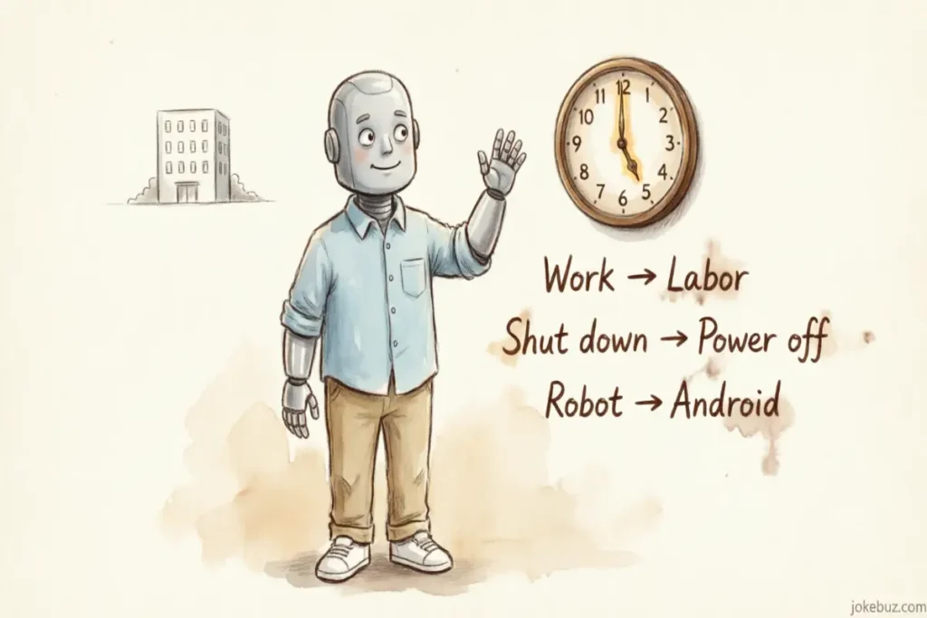 Robot jokes and puns for adults