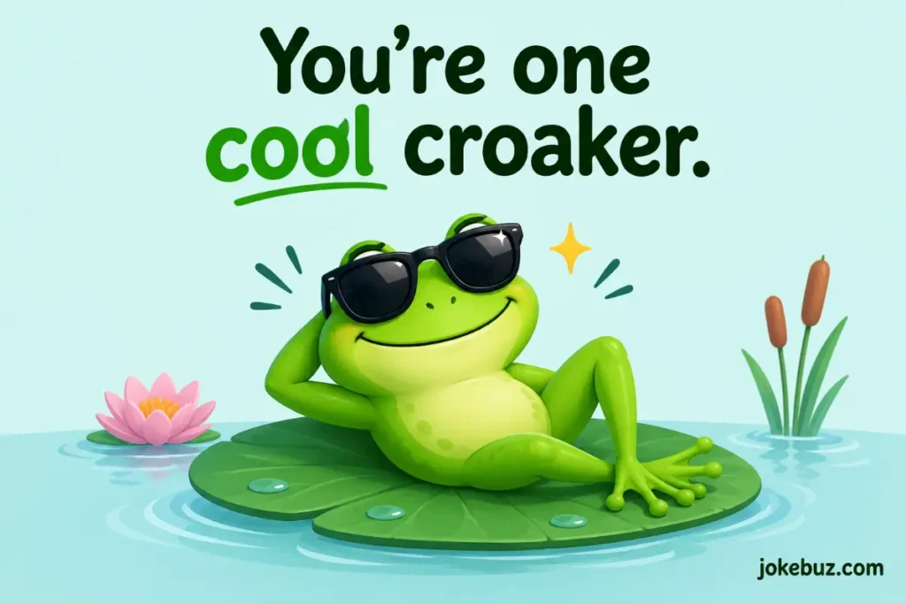 Short frog puns for kids