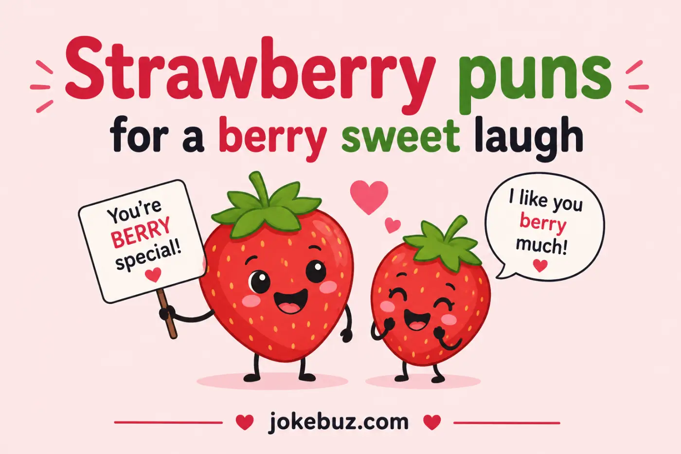 Strawberry puns for a berry sweet laugh