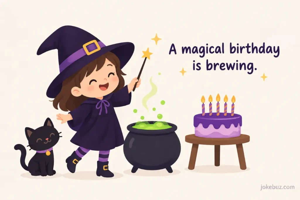 witch puns and jokes Birthday Magic for Babies